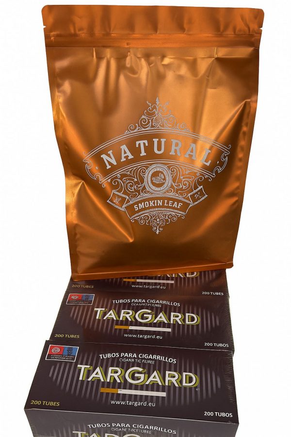 1kg tabaco + 5 cajas de 200 cigarros de entubar